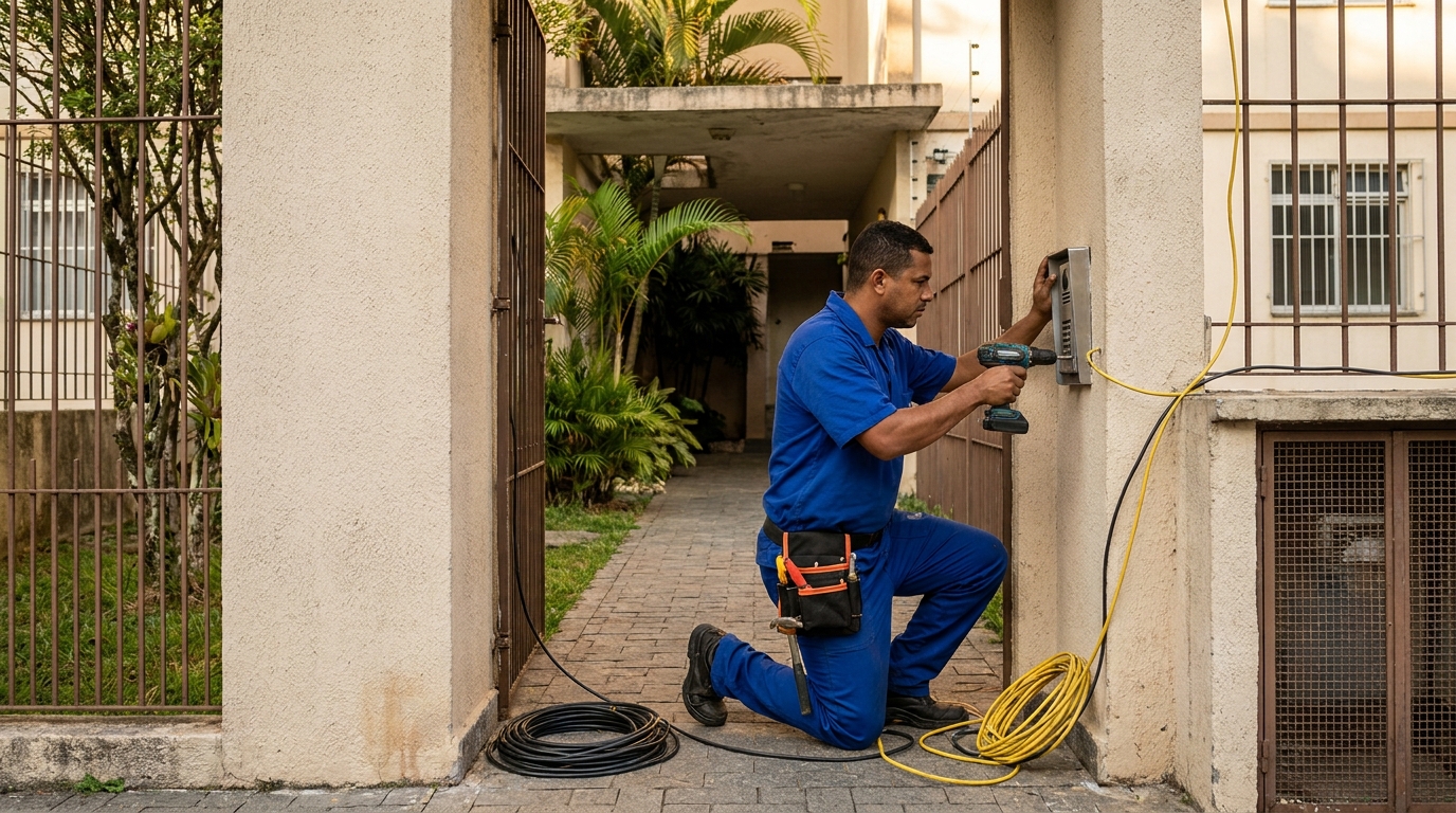 Instalacao de interfone profissional em São José dos Campos‑SP